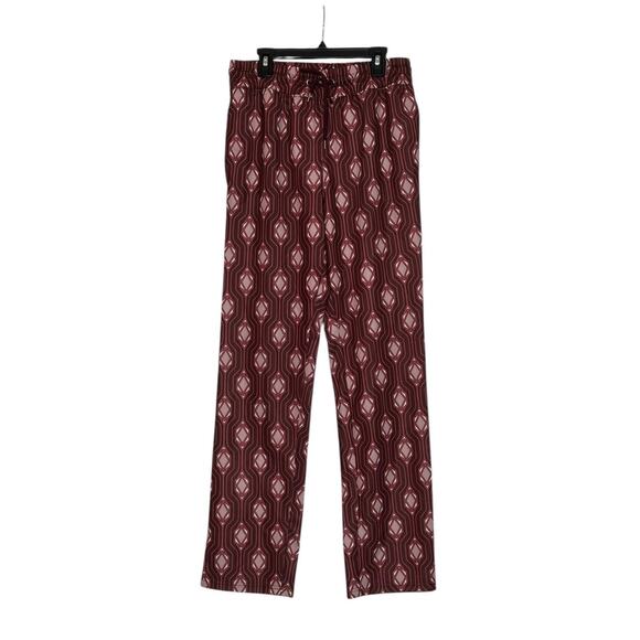 INC International Concepts Men's Port Red Geometric Print Pants size XS - Picture 1 of 9